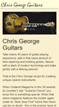 Mobile Screenshot of chrisgeorgeguitars.com
